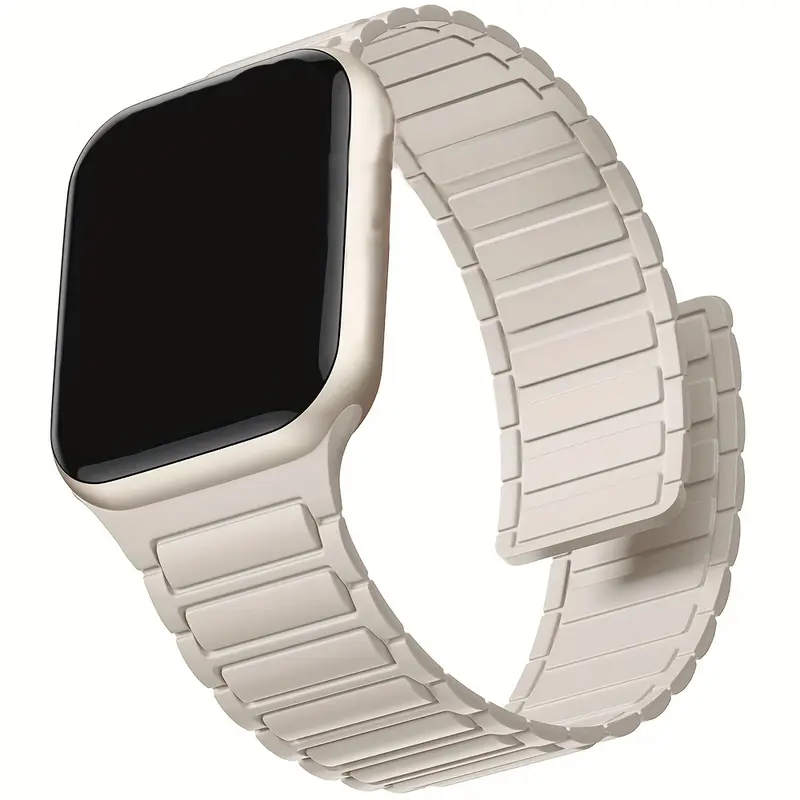 Milanese Loop Magnetic - Magnetic Silicone Strap For Apple Watch