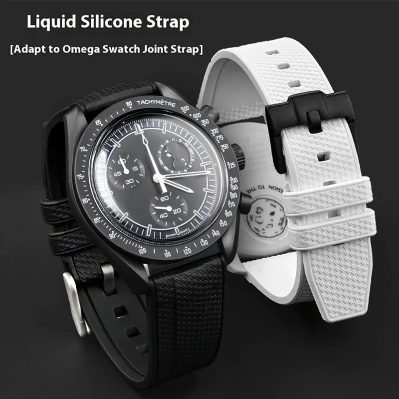 20mm 22mm Liquid Silicone Stra - Omega Watch Seamaster recension och pris
