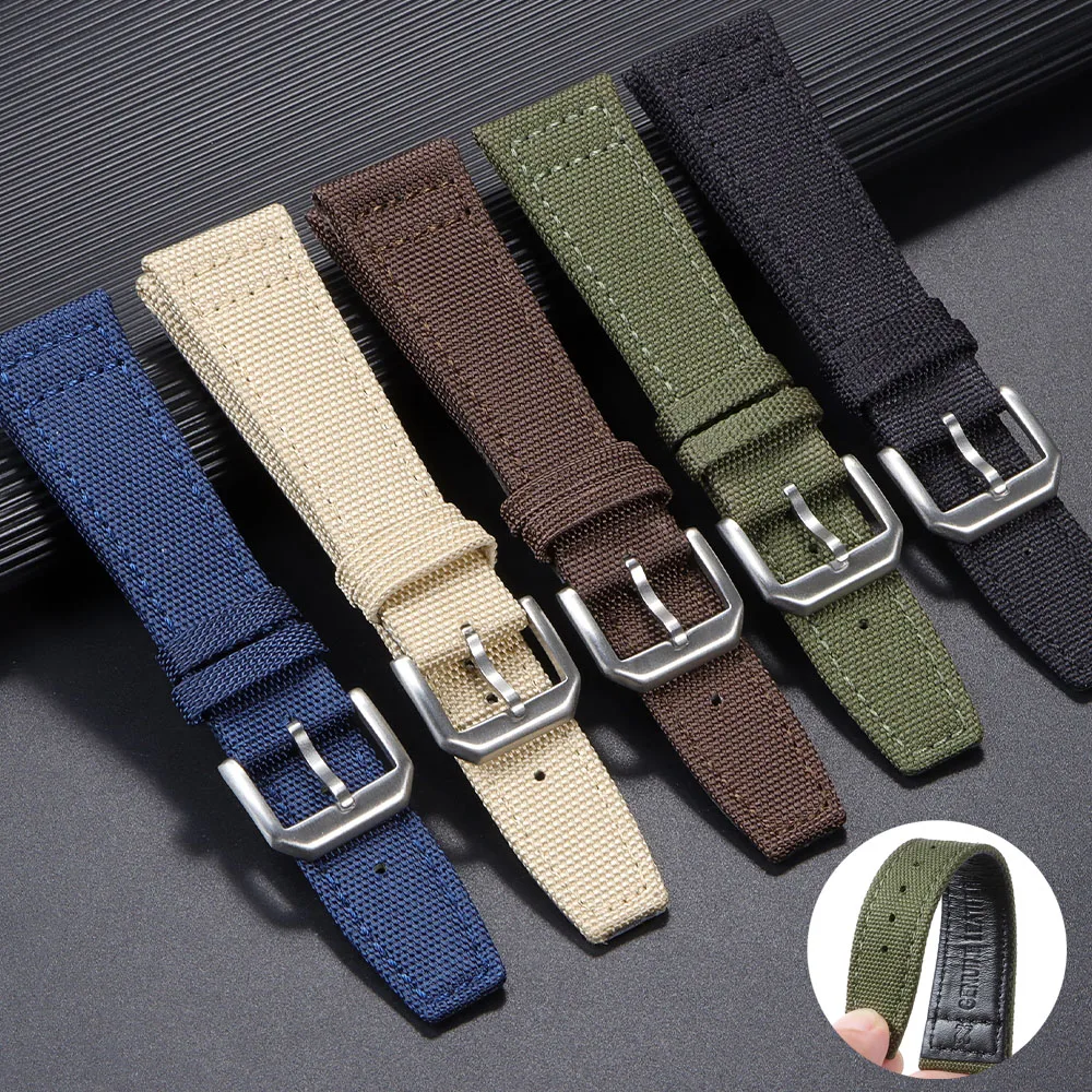 Nylon Canvas Watch Strap for I - Suede Strap Watch recension och pris
