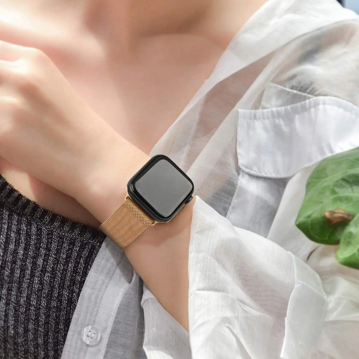 Strap For Apple watch ultra Ba - Milanese Loop Magnetic recension och pris
